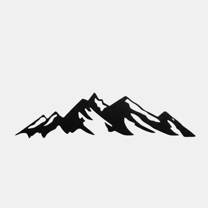 Grand Teton Metal Wall Art – Wyoming Mountain National Park Decor