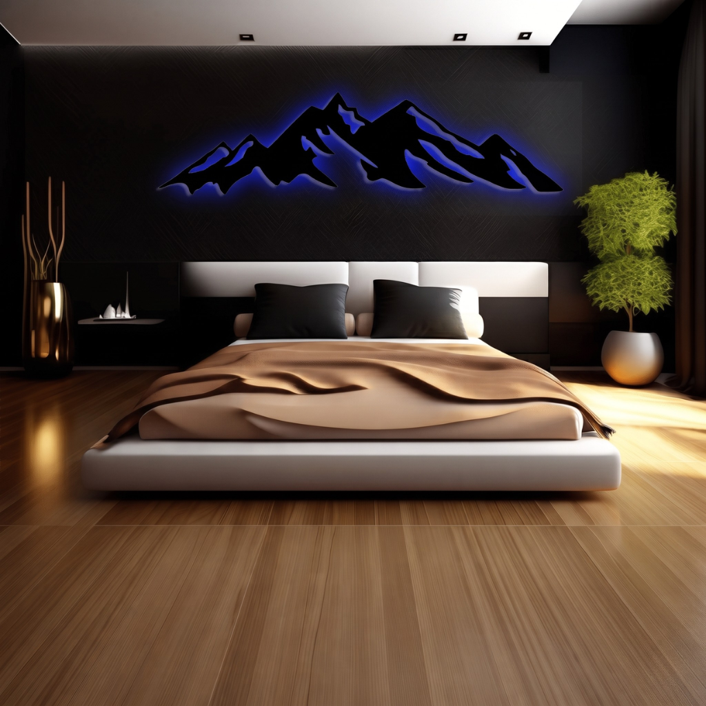 Grand Teton Metal Wall Art – Wyoming Mountain National Park Decor