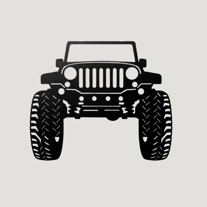 Jeep Metal Wall Art – Off-Road Adventure Garage &amp; Man Cave Decor