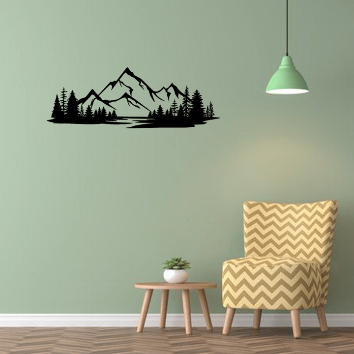 White Mountains Metal Wall Art – New Hampshire Scenic Nature Wall Decor