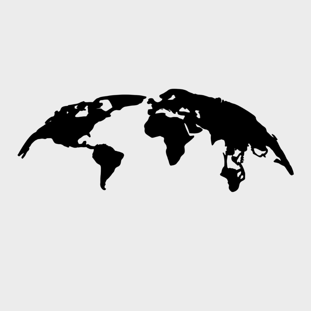 World Map Metal Wall Art – Travel Decor for Home Office &amp; Living Room