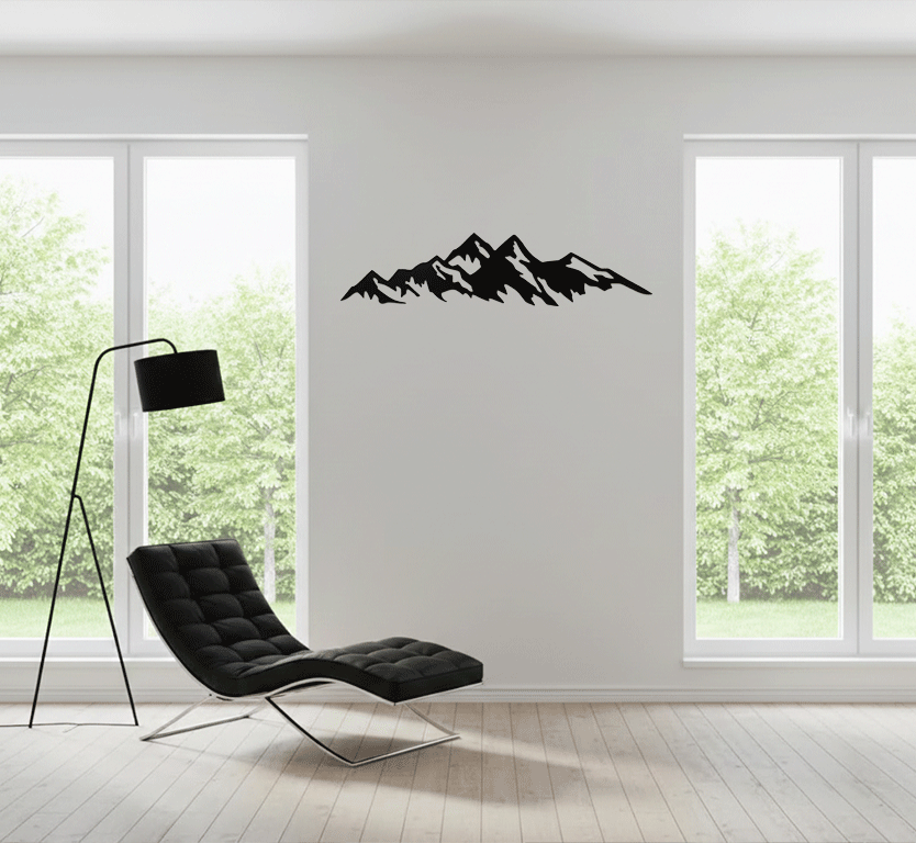 Mountains Metal Wall Art, view 9 by MetalPlex