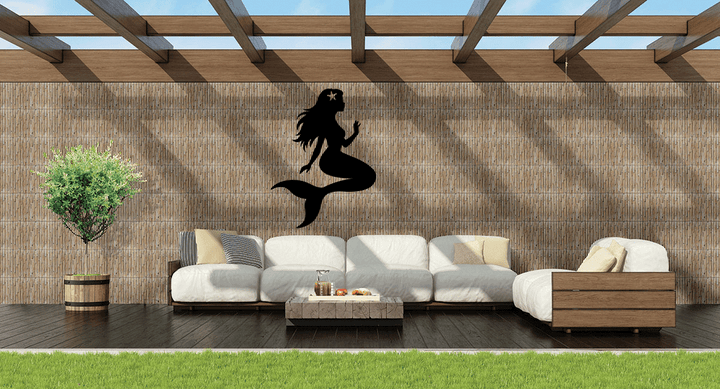 Mermaid Metal Wall Art, view 3 by MetalPlex