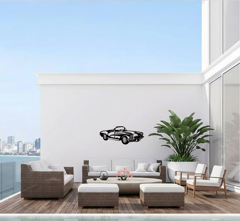 1962 Corvette C1 Metal Wall Art, view 11 by MetalPlex