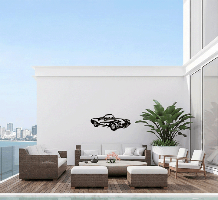 1962 Corvette C1 Metal Wall Art, view 11 by MetalPlex