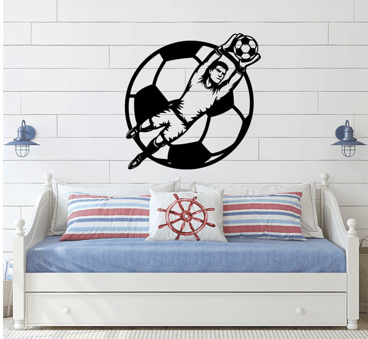 Goalkeepr Save Metal Wall Art