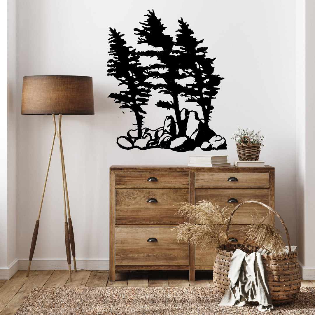 Windy Pines - Metal Wall Art - MetalPlex