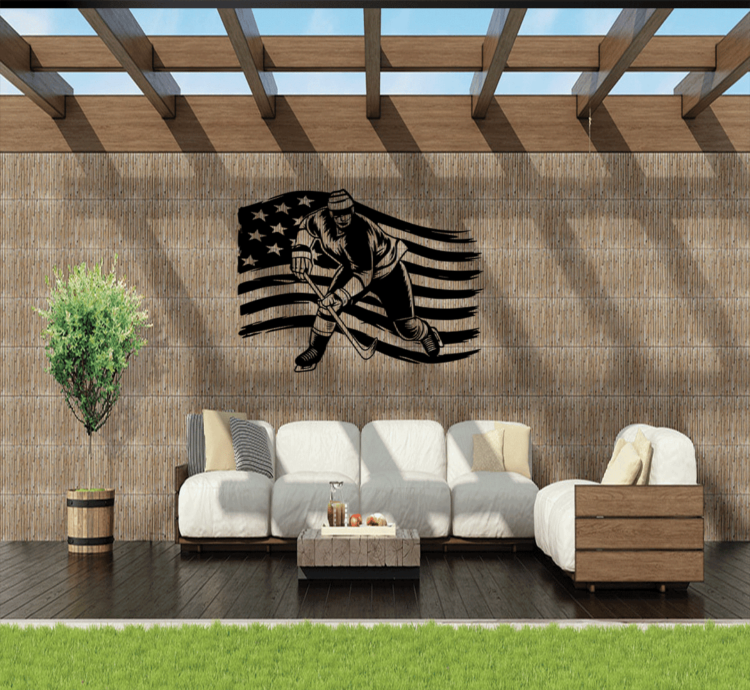 Ice Hockey Metal Wall Art, view 7 by MetalPlex