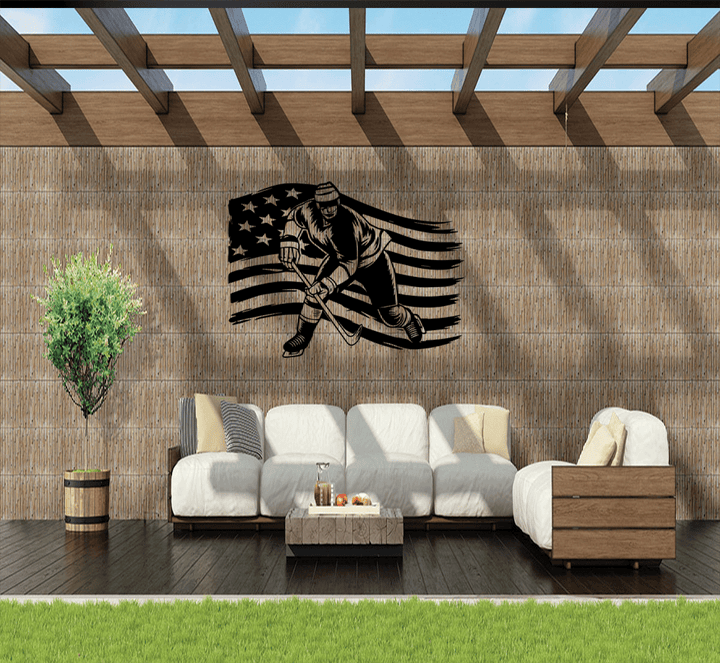 Ice Hockey Metal Wall Art, view 7 by MetalPlex