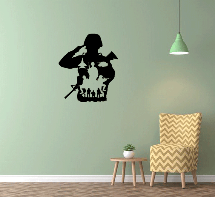 Army Metal Wall Art, view 2 by MetalPlex
