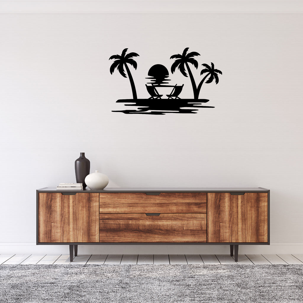 Beach View - Metal Wall Art - MetalPlex