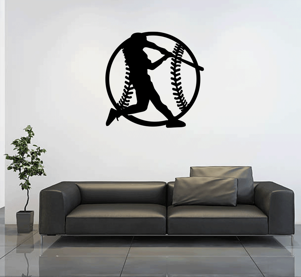 Baseball Metal Wall Art, view 2 by MetalPlex