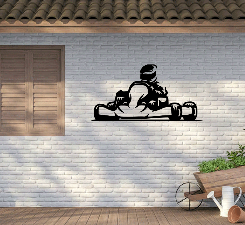 Go-Kart Metal Wall Art, view 11 by MetalPlex