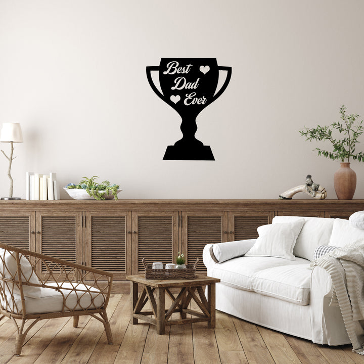 Best Dad Metal Wall Art