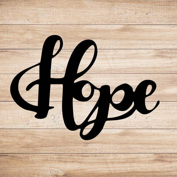 Hope Metal Wall Art