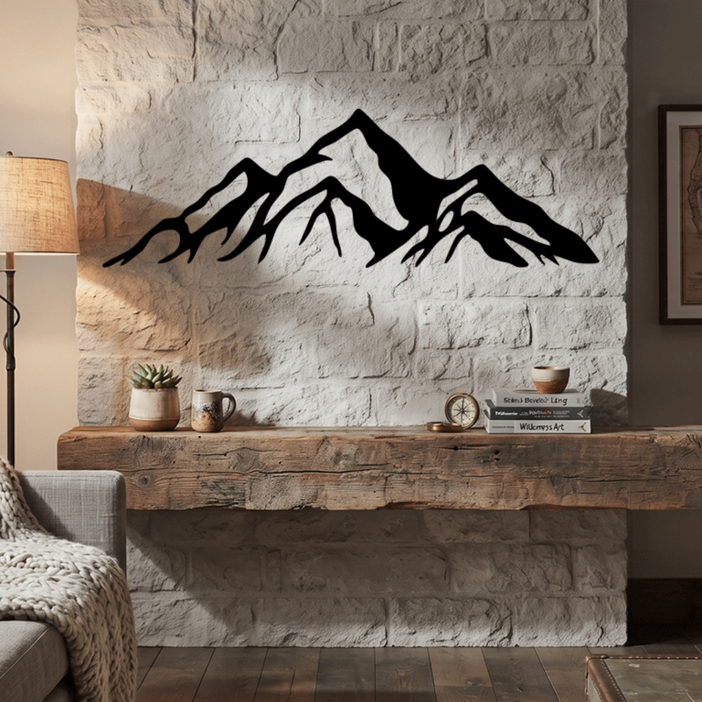Rocky Mountains Metal Wall Art – Colorado Landscape Wall Decor