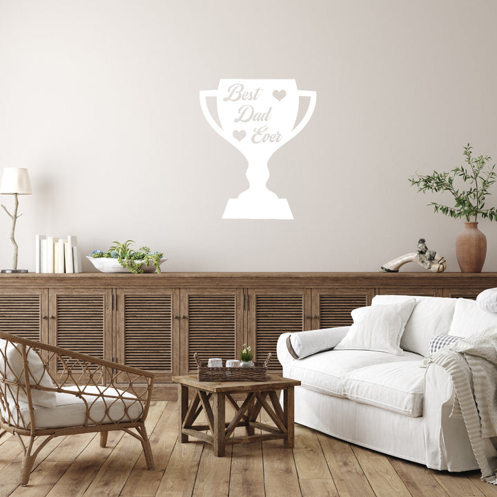 Best Dad Metal Wall Art
