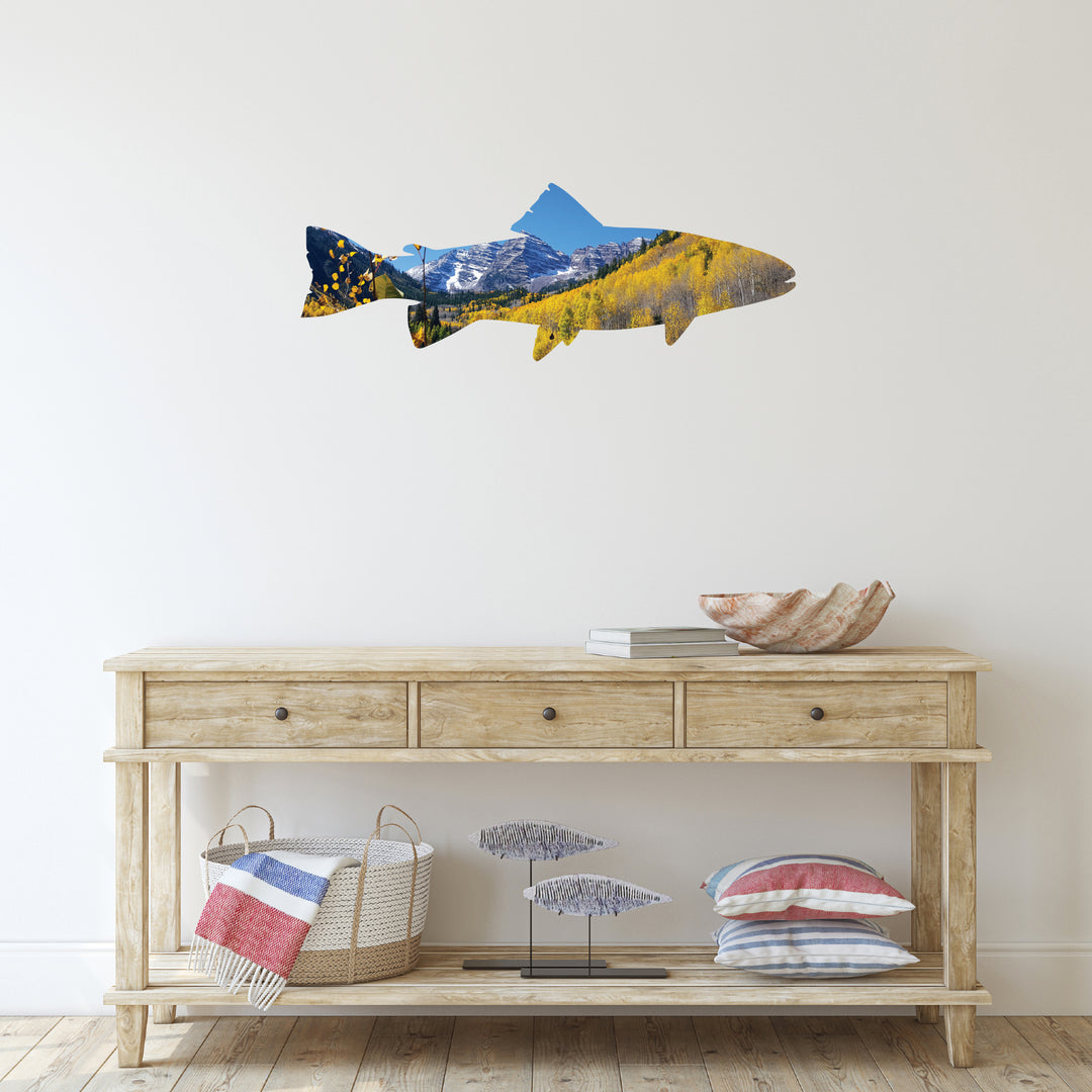 Maroon Bells Trout- Metal Wall Art - MetalPlex