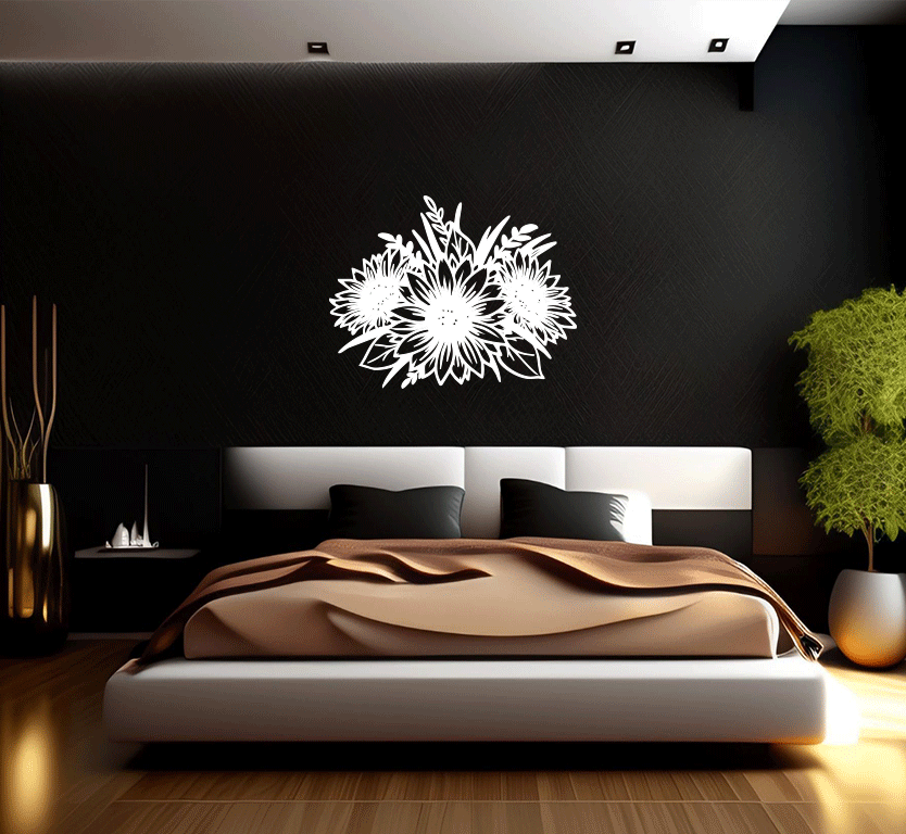 Sunflower Metal Wall Art, view 2 by MetalPlex
