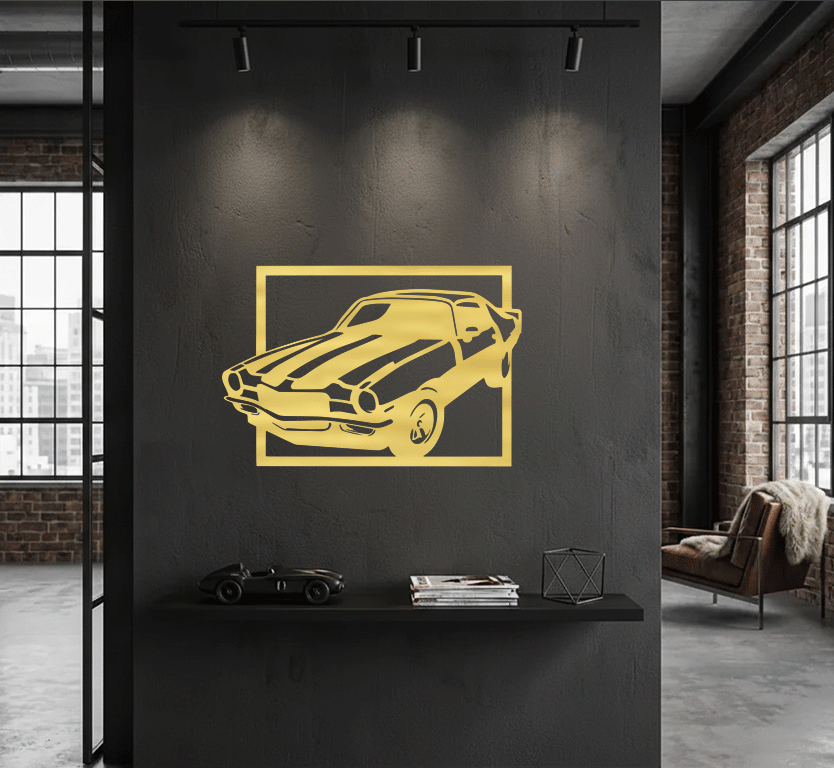 Muscle Car Metal Wall Art, view 5 by MetalPlex