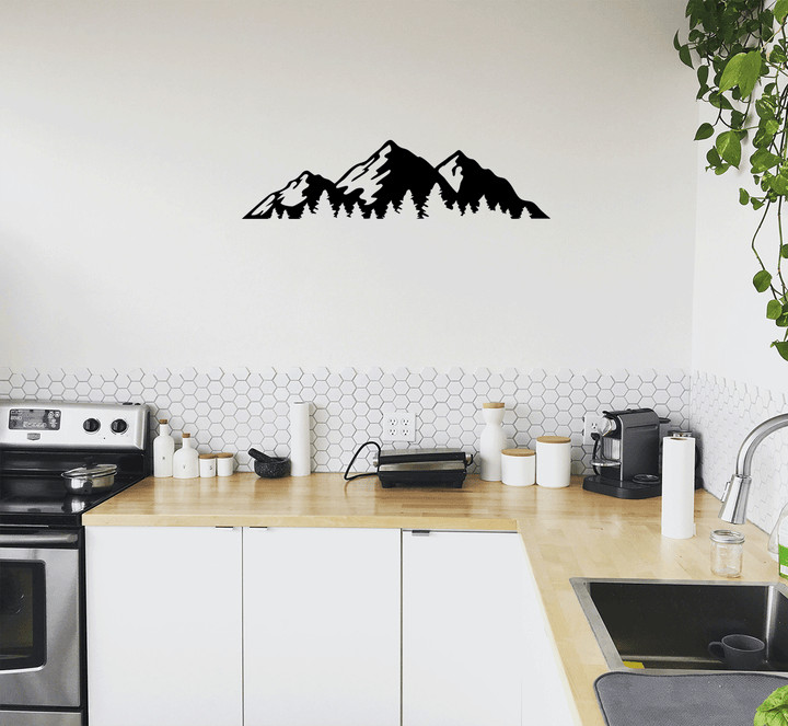 Timberline Mountains Metal Wall Art, view 3 by MetalPlex