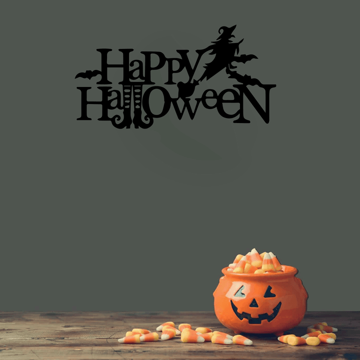 Happy Halloween Metal Wall Art, view 4 by MetalPlex