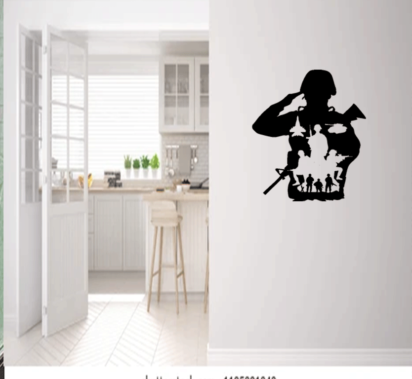 Army Metal Wall Art, view 6 by MetalPlex