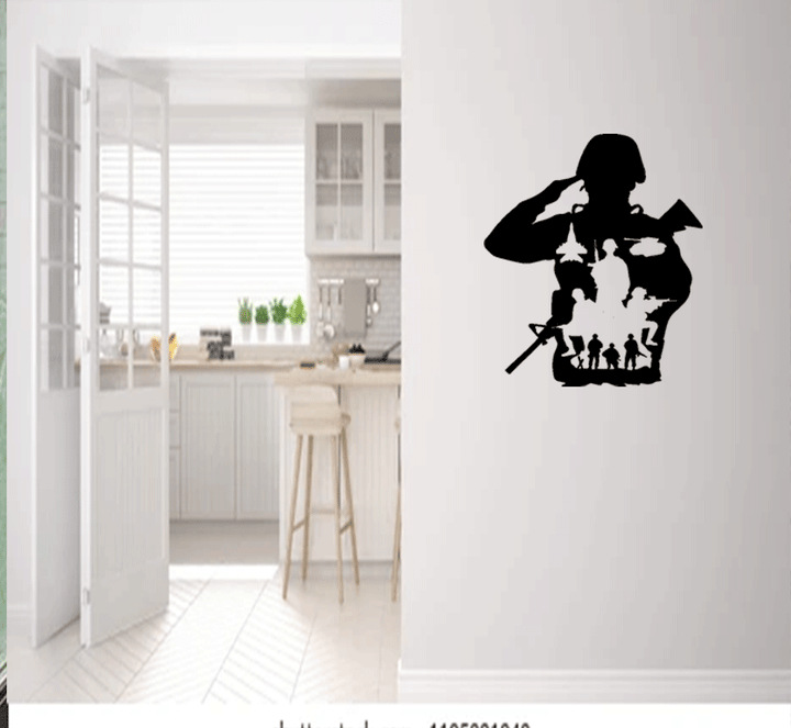 Army Metal Wall Art, view 6 by MetalPlex