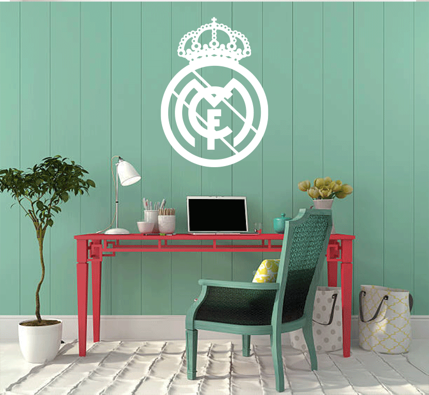 Real Madrid CF Metal Wall Art, view 3 by MetalPlex