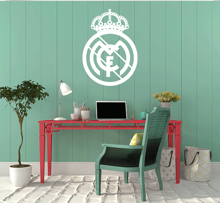 Real Madrid CF Metal Wall Art, view 3 by MetalPlex