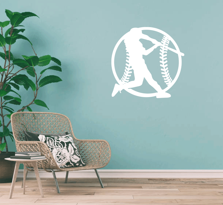 Baseball Metal Wall Art, view 3 by MetalPlex