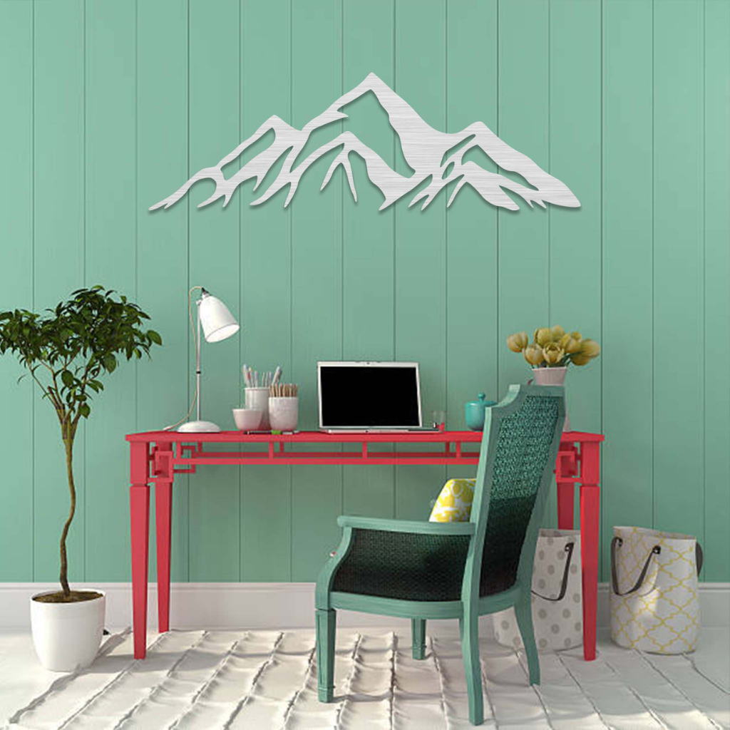 Rocky Mountains Metal Wall Art – Colorado Landscape Wall Decor