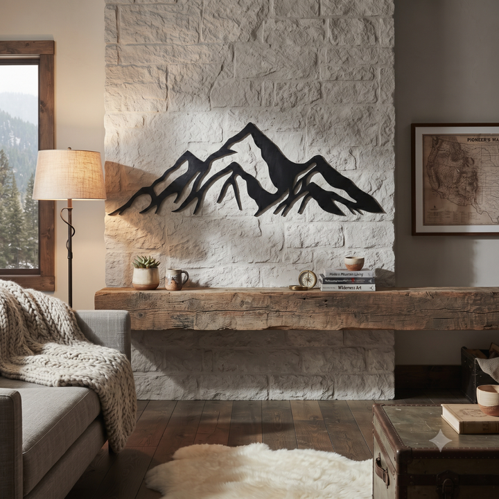 Rocky Mountains Metal Wall Art – Colorado Landscape Wall Decor