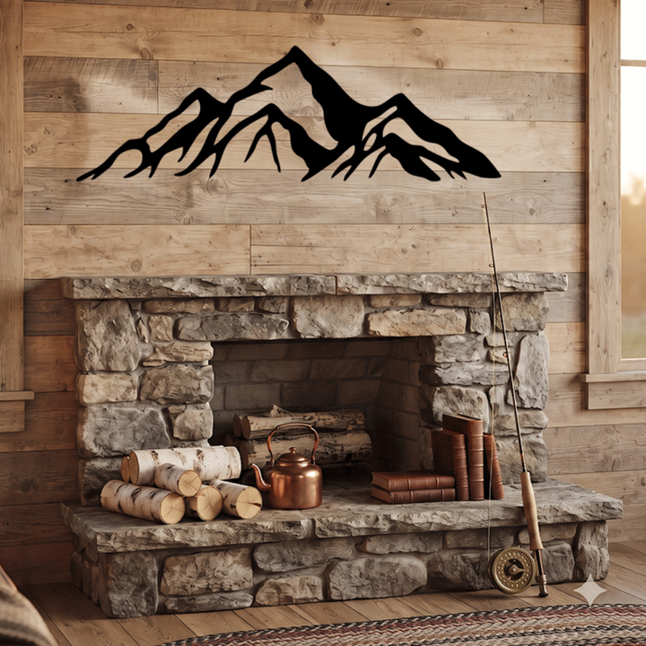 Rocky Mountains Metal Wall Art – Colorado Landscape Wall Decor