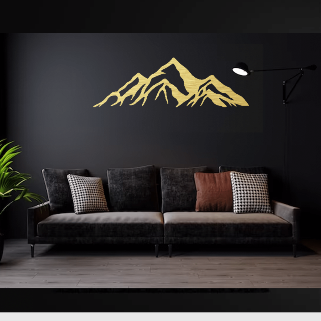 Rocky Mountains Metal Wall Art – Colorado Landscape Wall Decor
