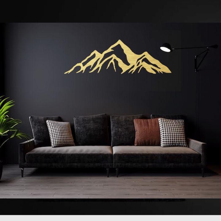 Rocky Mountains Metal Wall Art – Colorado Landscape Wall Decor
