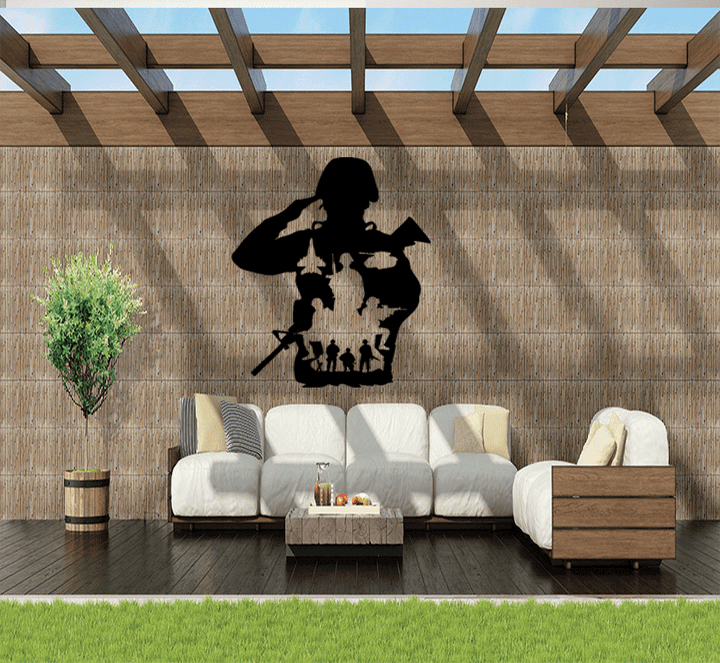 Army Metal Wall Art, view 7 by MetalPlex