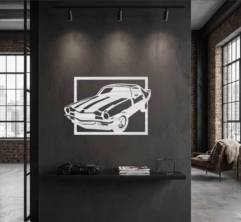 Muscle Car Metal Wall Art, view 4 by MetalPlex