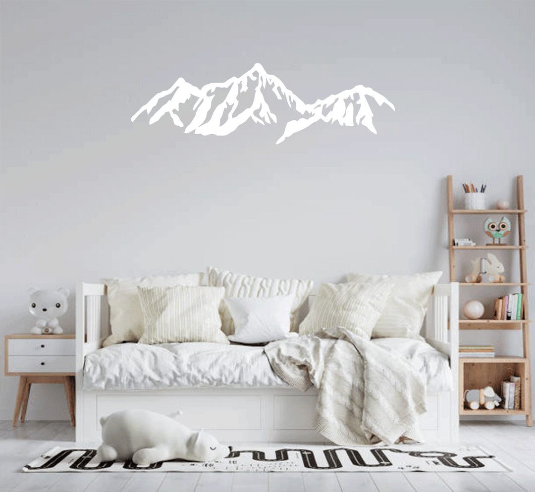 Presidential Mountains Range Metal Wall Art, view 7 by MetalPlex
