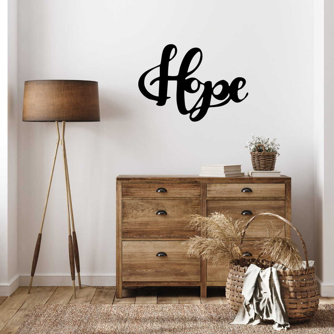 Hope Metal Wall Art