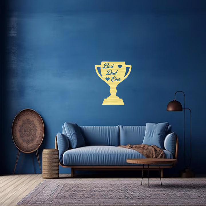 Best Dad Metal Wall Art