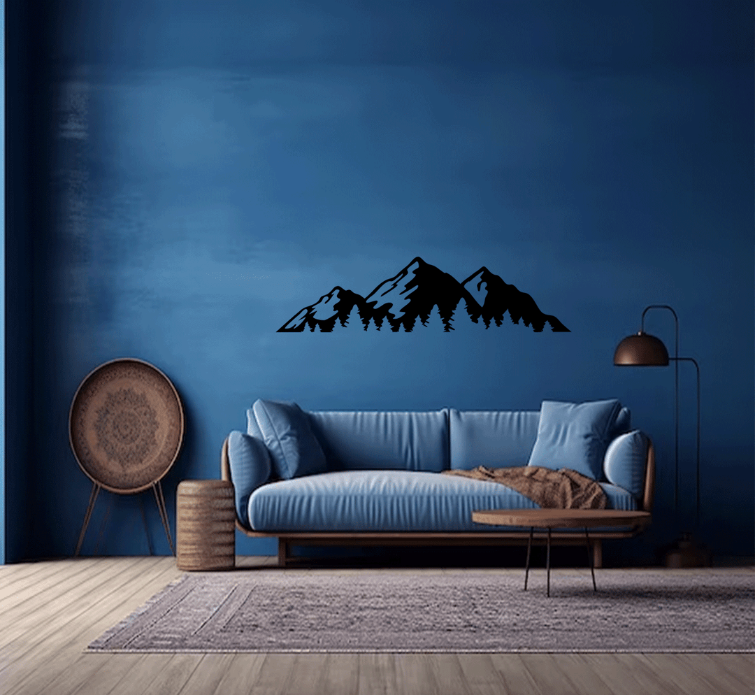Timberline Mountains Metal Wall Art, view 4 by MetalPlex