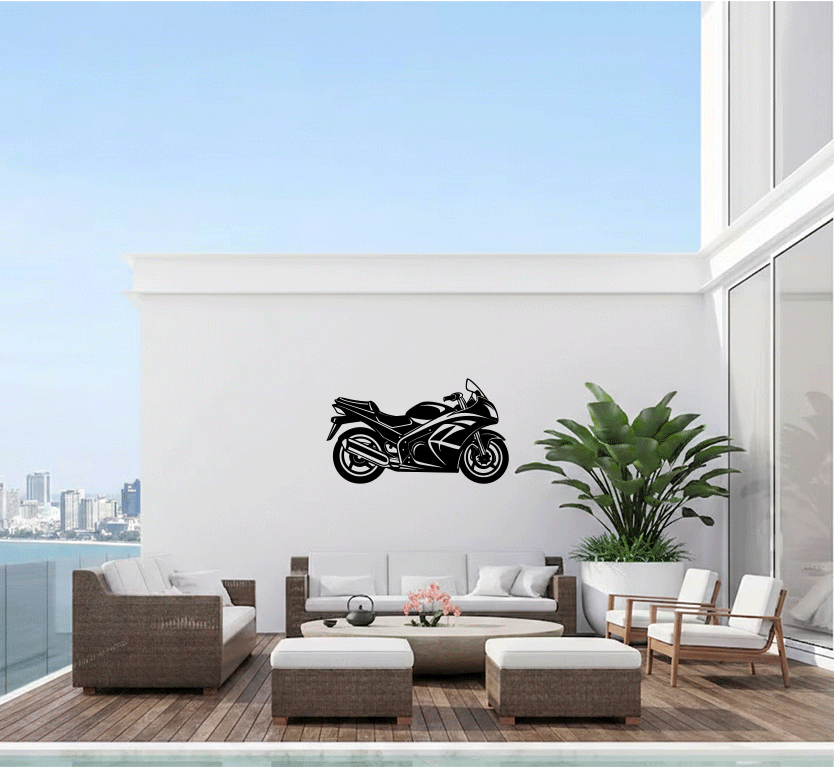 Sportbike Metal Wall Art, view 14 by MetalPlex