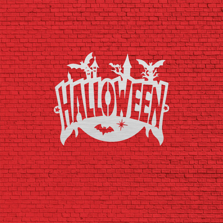 Halloween Sign Metal Wall Art, view 6 by MetalPlex