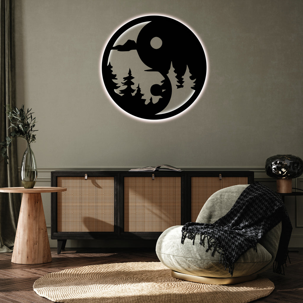 Yin Yang - Metal Wall Art - MetalPlex