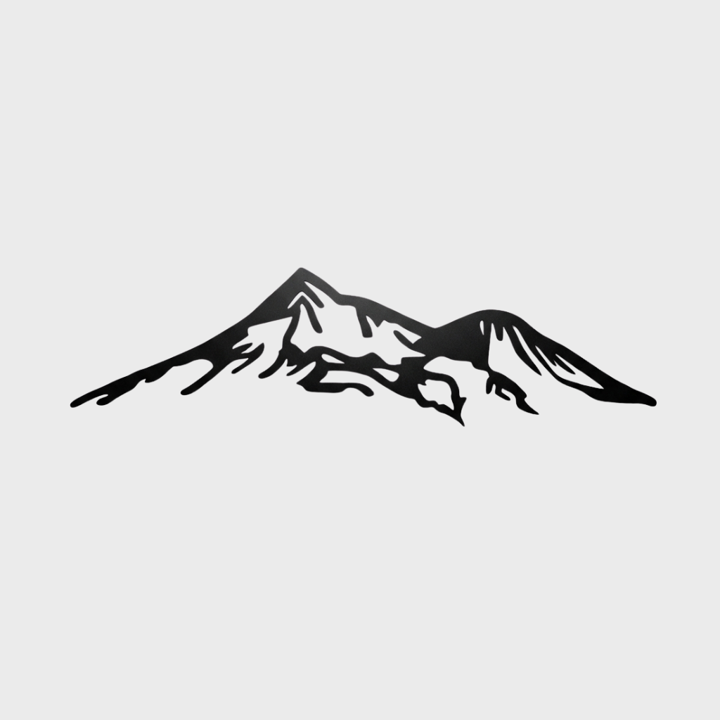 Mount Shasta Metal Wall Art – California Volcano Mountain Wall Decor