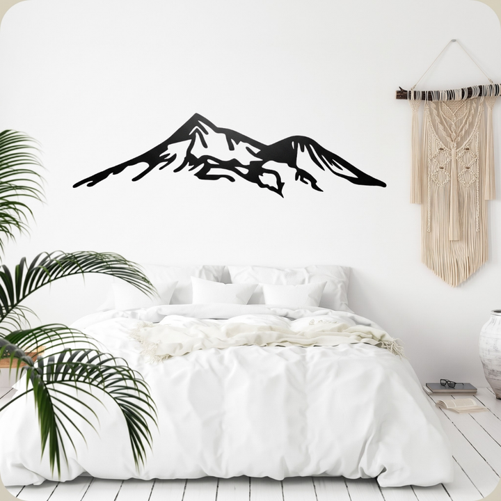 Mount Shasta Metal Wall Art – California Volcano Mountain Wall Decor