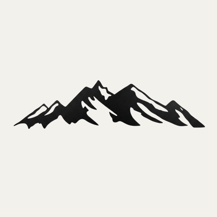 Grand Teton Sunset Metal Wall Art – National Park Mountain Wall Decor