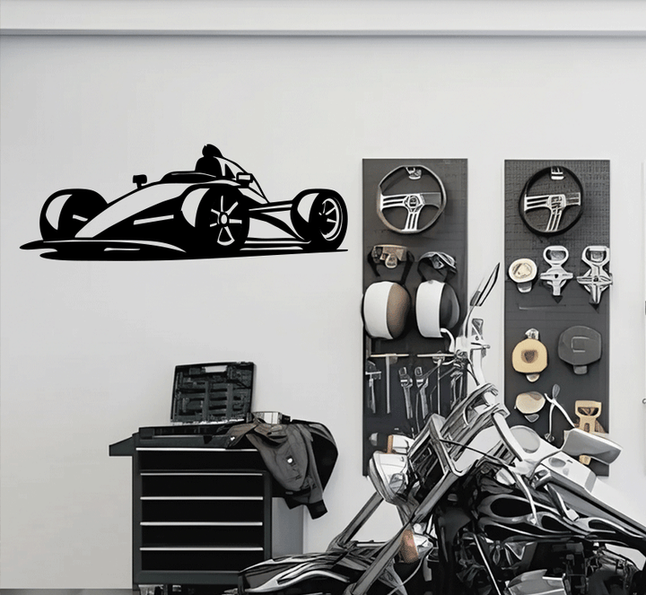 Racing Car Metal Wall Art, view 12 by MetalPlex