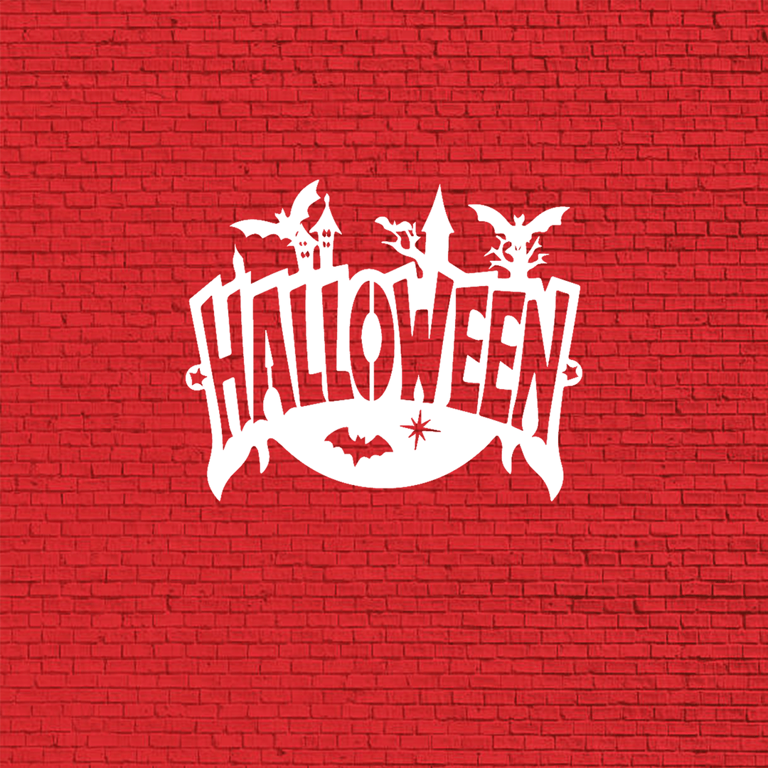 Halloween Sign Metal Wall Art, view 7 by MetalPlex